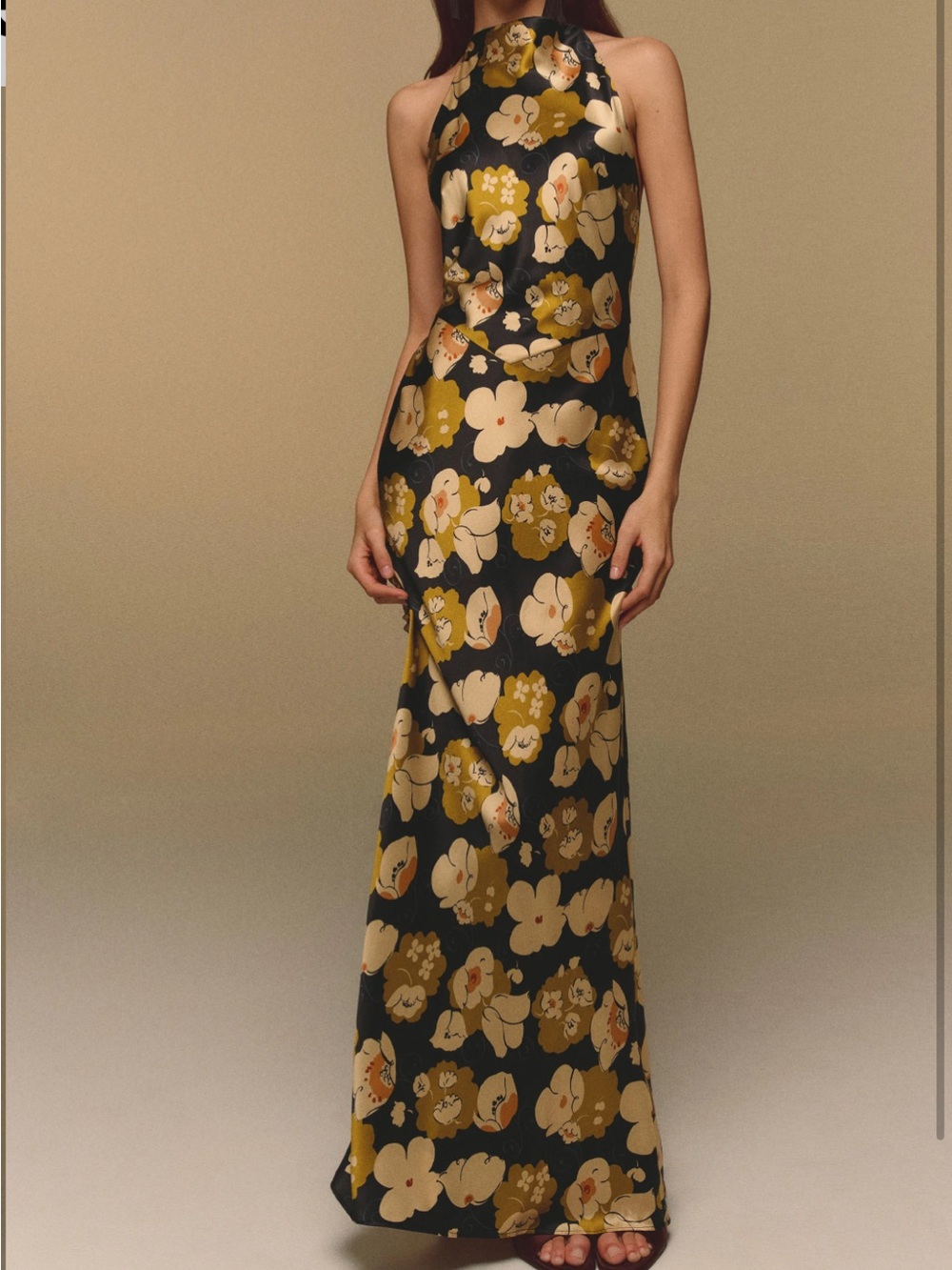 Reformation Bianca Silk Dress in Kiki Sz 0P